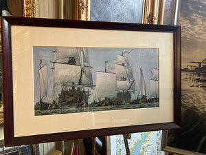 Burgoyne's Invasion Fleet (framed)