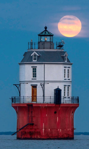 Baltimore Lighthouse Moonrise