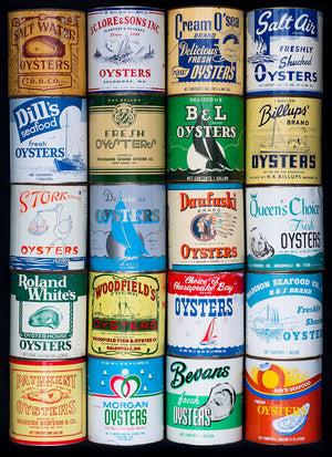 Vertical Oyster Cans