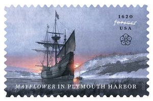 USPS Mayflower Commemorative Stamp by Greg Harlin