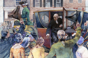 George Washington Arrives in Philadelphia